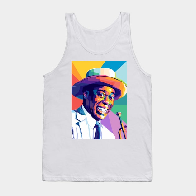 Louis Armstrong Tank Top by Wijaya6661